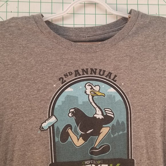 Chive Nation Grey "ChiveK" Graphic Tee Large - Picture 8 of 9